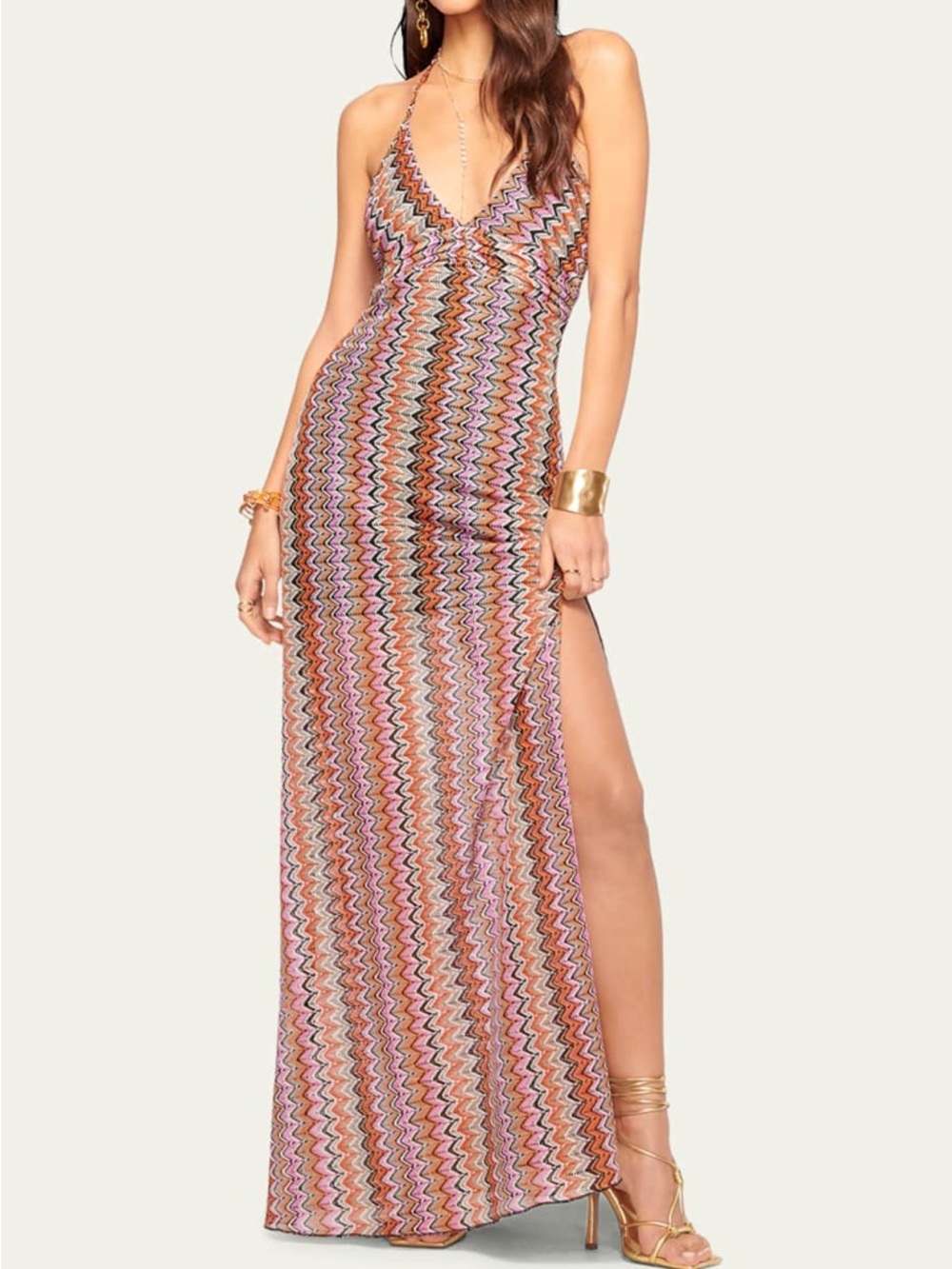 Ramy Brook Daphne Dress ✨ Size 14 | Zigzag Knit | NWT | $165